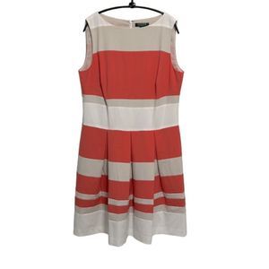 Lauren Ralph Lauren striped summer dress women’s size 14